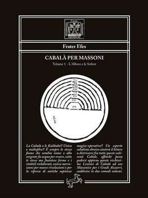 cover image of Cabalà per massoni Volume 1--L'Albero e le Sefirot